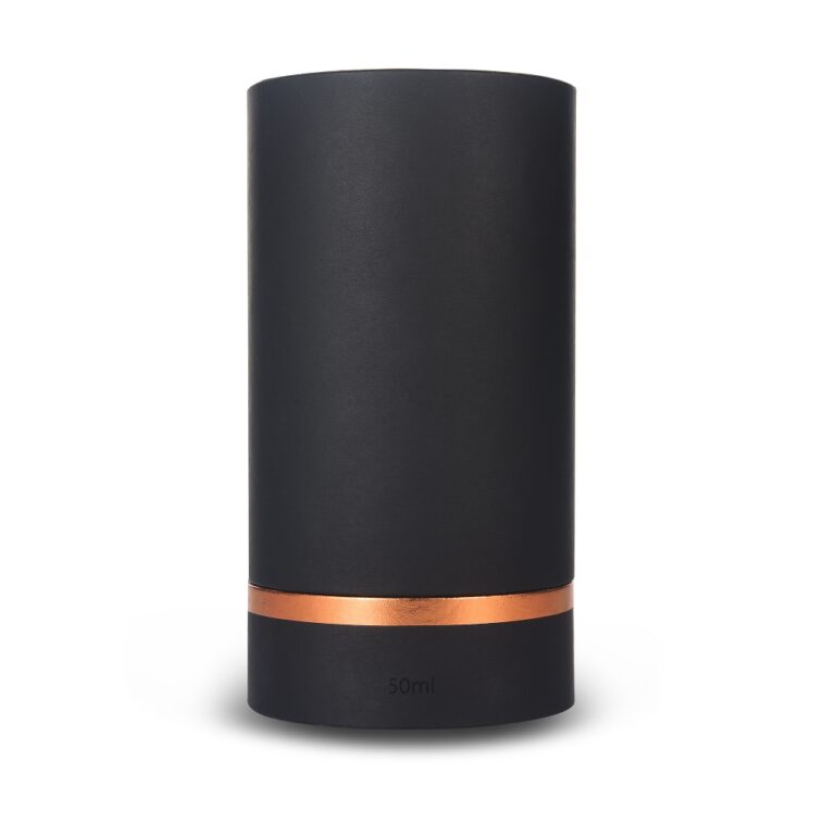 Luxury Round Cylinder Box for perfumes and cosmetics – premium paper tube packaging with customizable design and finish