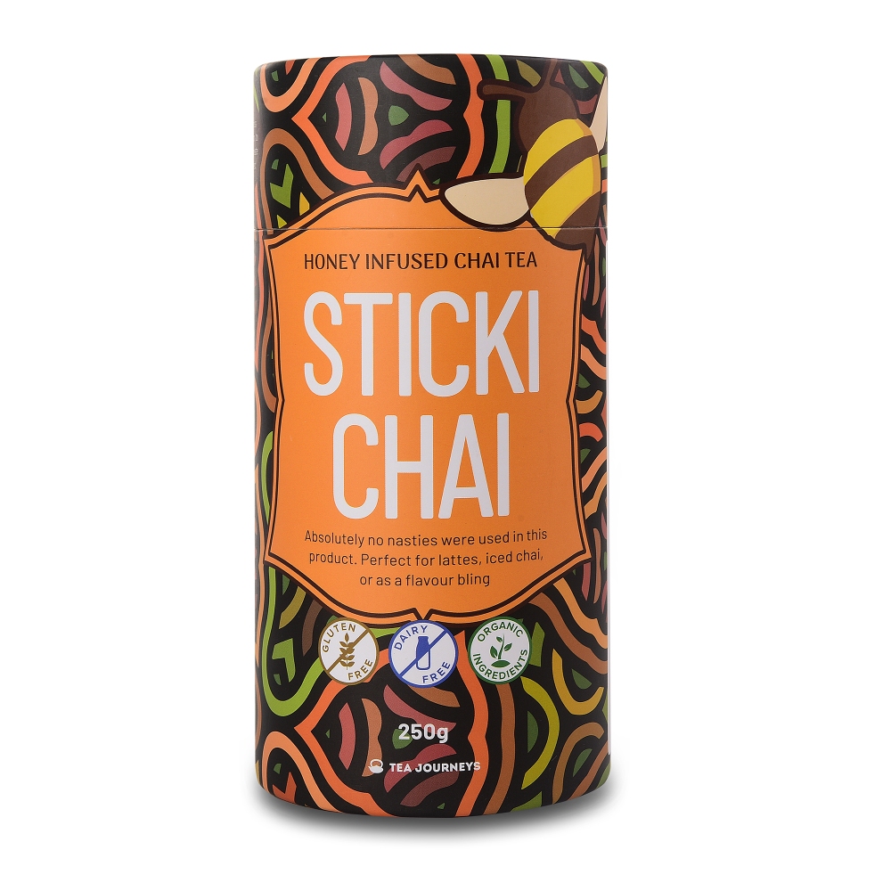 emballage écologique en tube papier pour le thé, boîte ronde en carton pour 250g de thé en feuilles ou en poudre