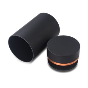 Luxury Round Cylinder Box for perfumes and cosmetics – premium paper tube packaging with customizable design and finish.2