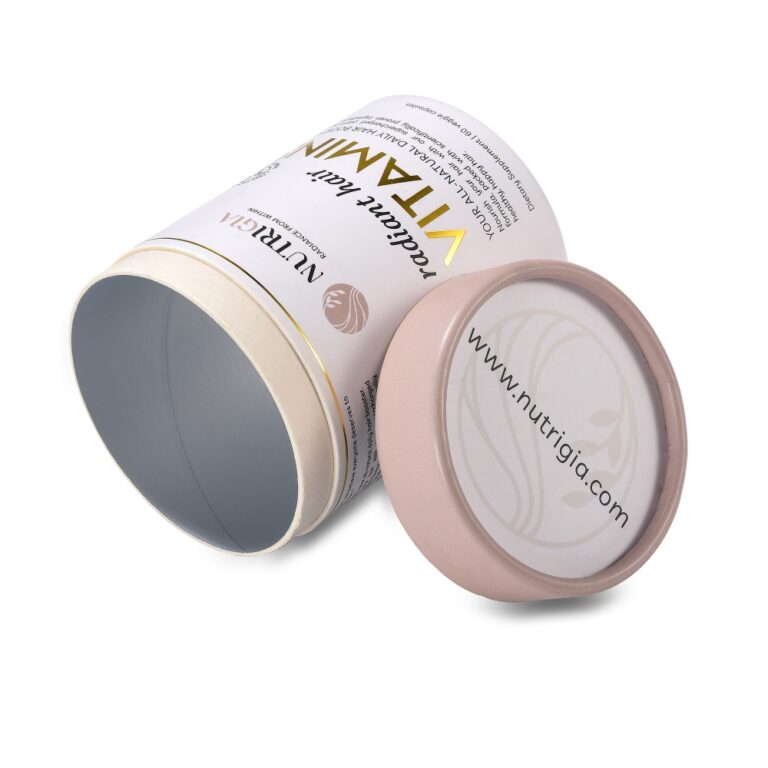 Custom Supplement Cardboard Cylinder