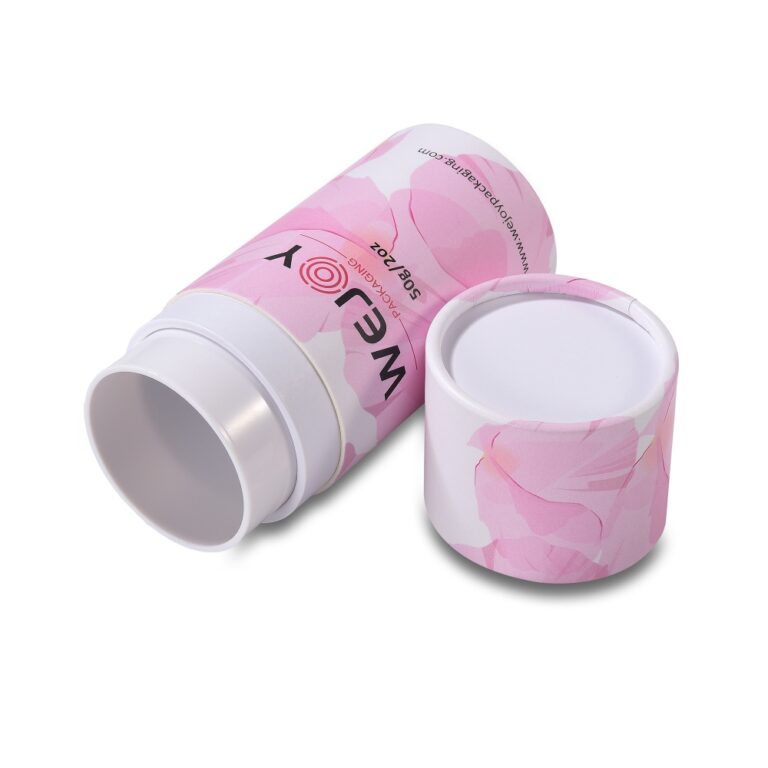 Twist-up deodorant paper tube – sustainable, recyclable paper packaging for deodorants and natural body balm sticks