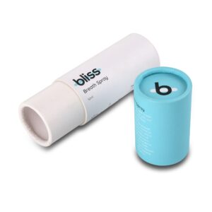 Custom Breath Spray Paper Tube – compact and recyclable cosmetic paper tube for perfume and hygiene sprays.1