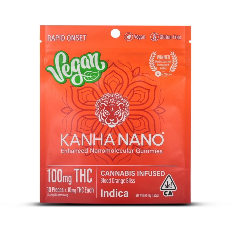 THC Gummies Mylar Bag – Vegan Indica Edible Packagingoof Custom Packaging for Cannabis