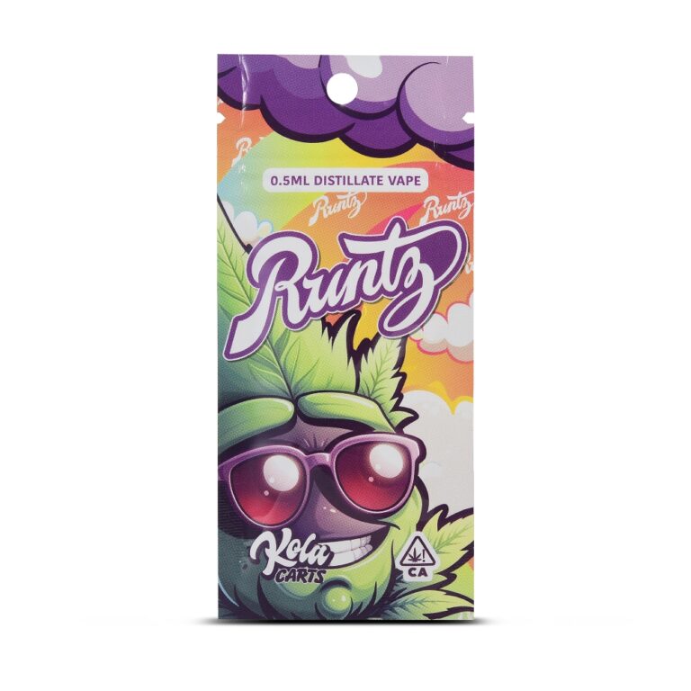 Runtz Distillate Vape Mylar Bag