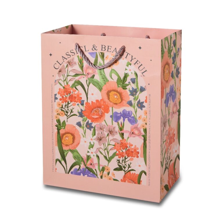 Custom Luxury Paper Gift Bag with Handle – Premium eco-friendly packaging solution for upscale gifts and retail brands