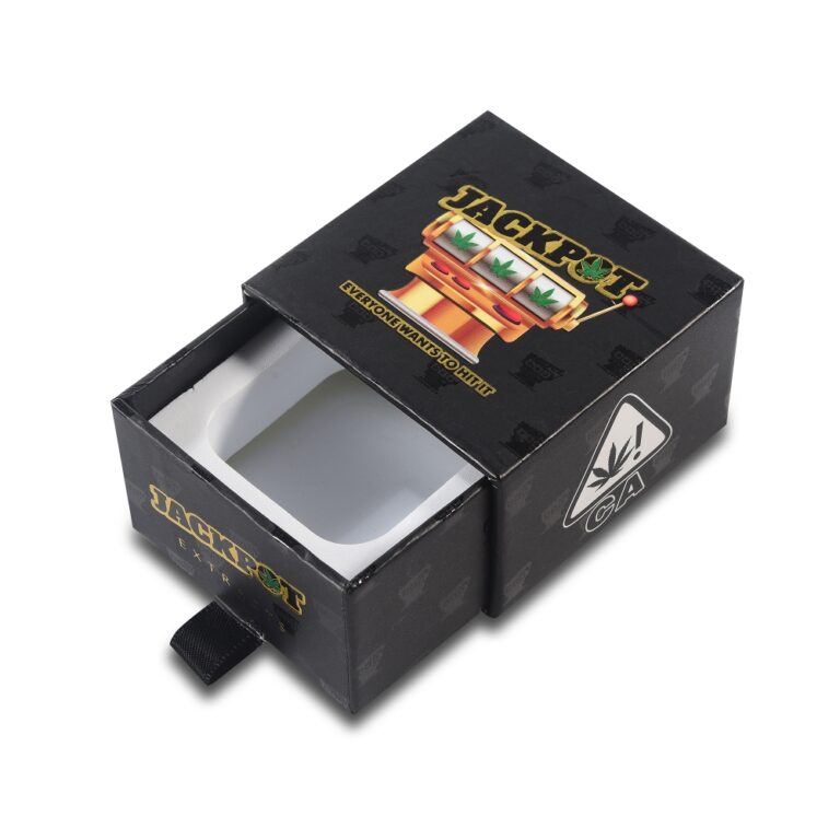 Custom Cannabis Concentrate Jar Drawer Box Packaging