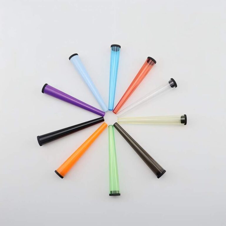 Colored Cone Pre-Roll Tubes for Cannabis Joints & Cones