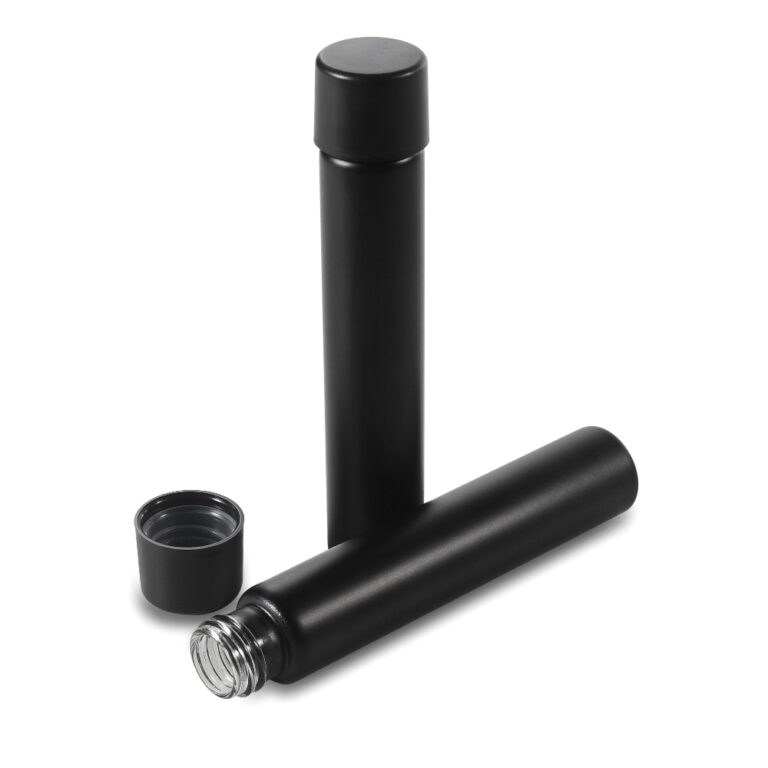 Matte Black Weed Pre-Roll Tube for Infused Joints