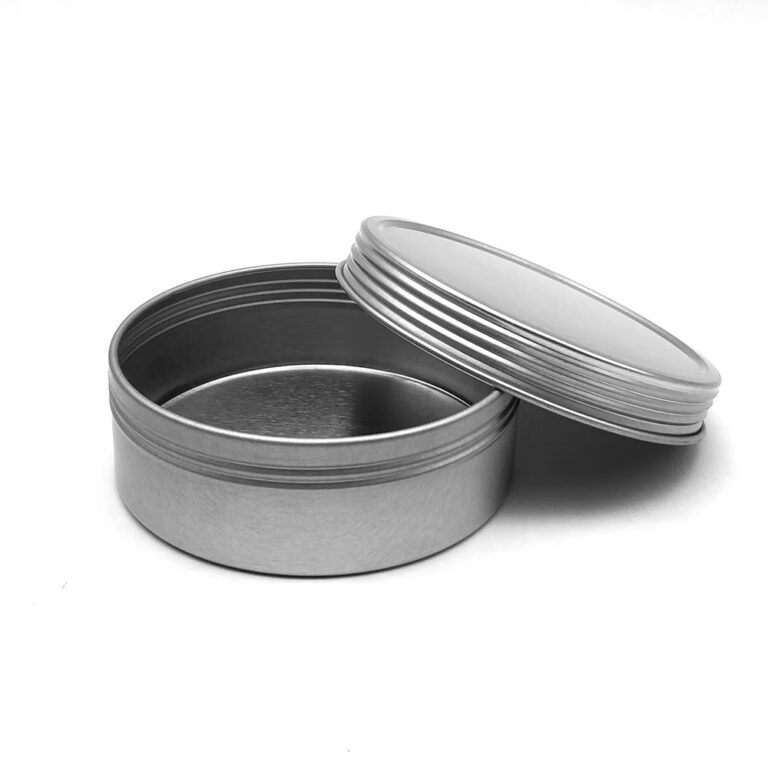 Custom Round Metal Tin for Cannabis Gummies, Balms & CBD Products