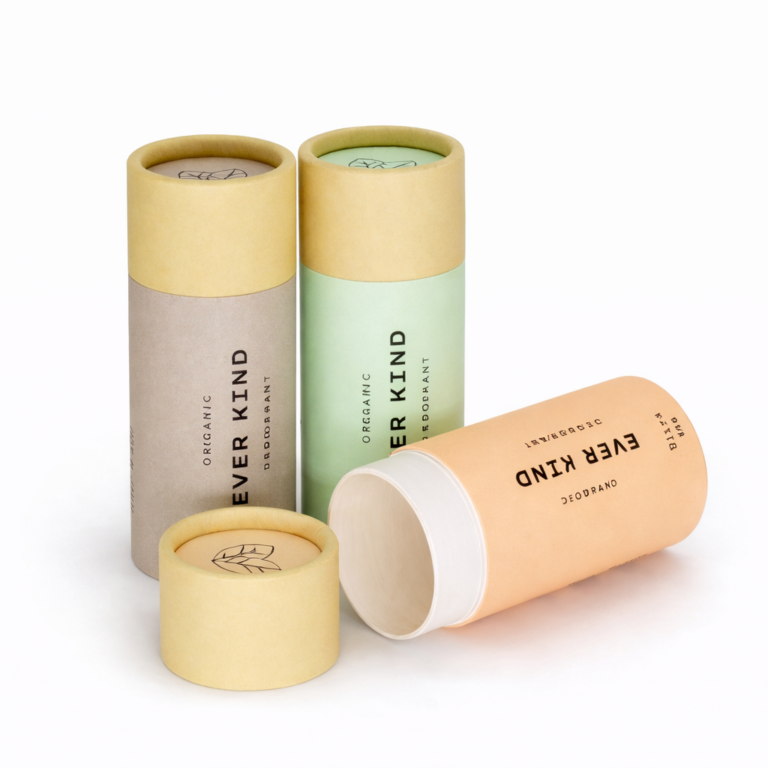100 plastic free push up paper tube