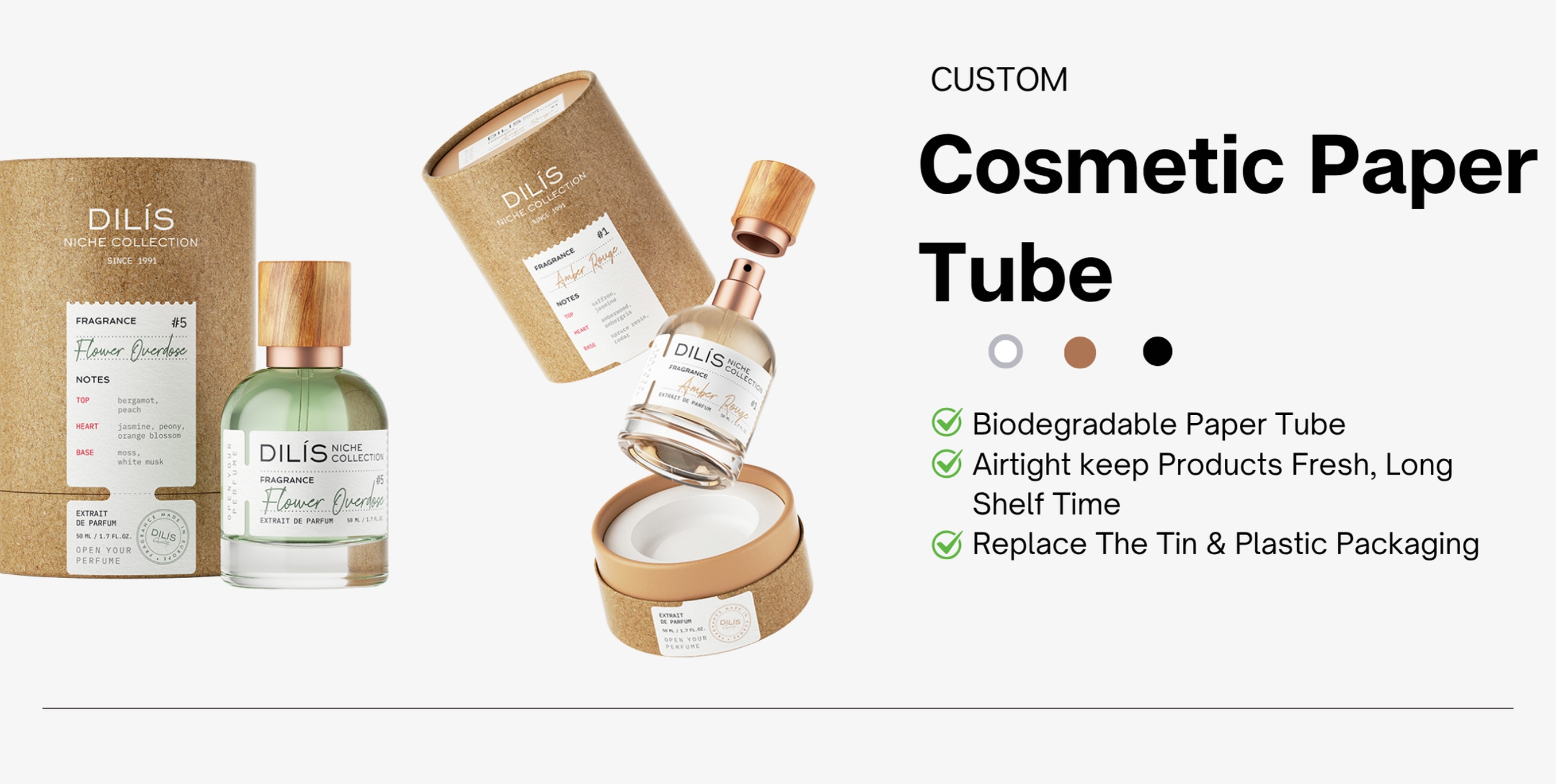 Custom Cosmetic Paper Tube