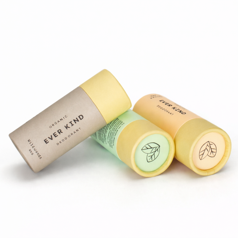 custom logo push up paper tube