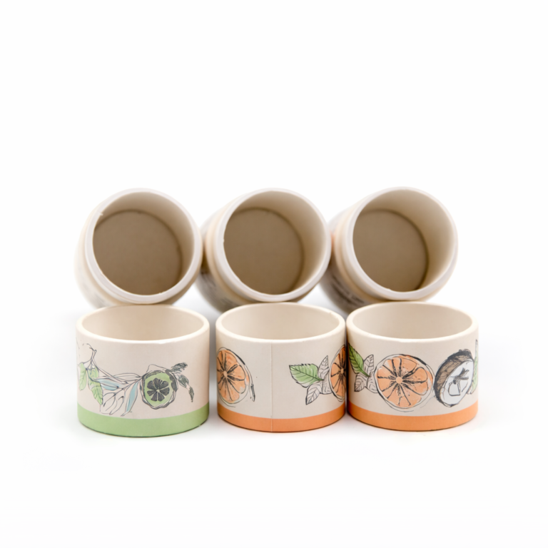 recyclable push up paper tube